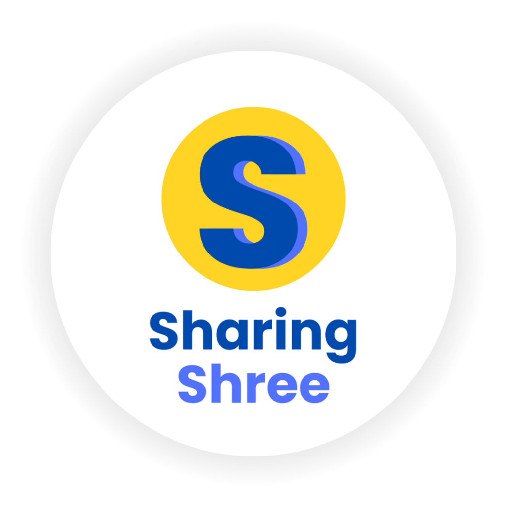 sharingshree-logo-squire-having-ring-pop-up-shadow-effect